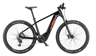 Horské elektrokolo KTM Macina Team 792, černo-oranžové