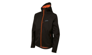 Bunda KTM Factory Team Softshell, černá