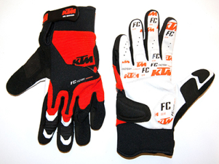 Rukavice KTM Factory Character, černo-oranžové