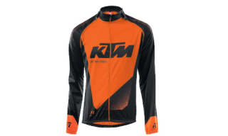 Zimní bunda KTM Factory Line s odepínacími rukávy,, oranžová