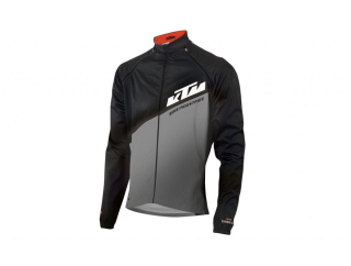 Zimní bunda KTM Factory Character s odepínacími rukávy, černo-šedá