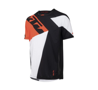 Dres KTM Factory Enduro, černo-bílo-oranžový