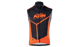 Dres KTM Factory Team, bez rukávů, černo-oranžový