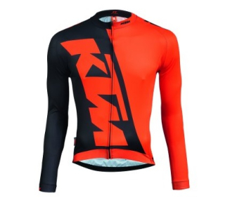 Dlouhý dres KTM Factory Team - letní, oranžovo-černý