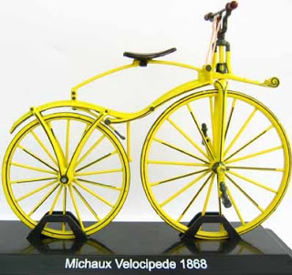 Model kola Michaux Velocipede 1868